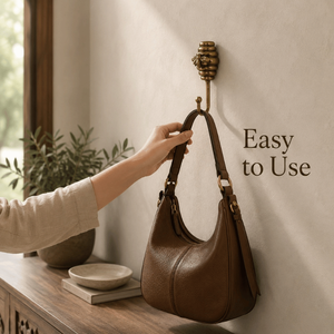 Decorative Brass Bee Hive Wall Hook Vintage Wall Mounted Coat Hook Heavy Duty <b>Key</b> Towel Bag <b>Hanger</b> Antique Home Organizer decor - Product Image 2