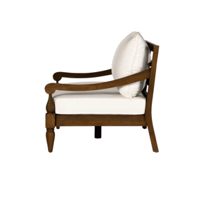 Luxury Solid Teak <b>Sofa</b> Upholstered Cushion Wooden Lounge <b>Sofa</b> Hotel Villa Furniture - Product Image 4