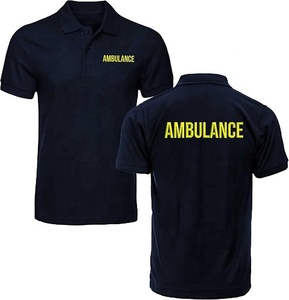 Chemises polo professionnelles pour agents de sécurité, logo personnalisé imprimé, étiquettes, EMS/Paramédical, chemise polo opérationnelle haute visibilité, maille respirante - Product Image 6