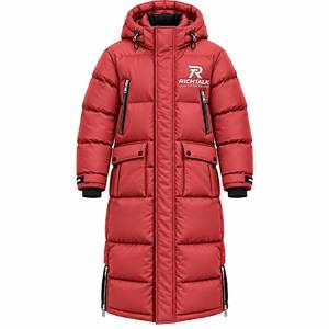 Chaqueta Larga Acolchada con Capucha para Hombre, Cortavientos, Gruesa, de Poliéster, Deportiva, para Invierno, con Logotipo Frontal y Cierre de Cremallera - Product Image 5