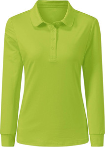 Hot Sale <b>Women's</b> Long Sleeve Classic <b>Polo</b> <b>Shirt</b> Breathable Polyester Cotton Blend Quick Dry Feature Solid Casual <b>Golf</b> Sportswear - Product Image 4