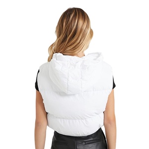 Wholesale Custom Logo Knitted Breathable Quilted Women's Winter Sleeveless <b>Jacket</b>-Warm Fashion Streetwear - Product Image 3