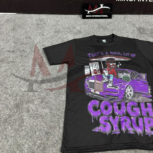 T-shirts pour hommes 100% coton, imprimés 'That's Awful Lot Cough Syrup', en tissu tricoté, fabrication de t-shirts personnalisés, Asali Shirts pour hommes - Product Image 3
