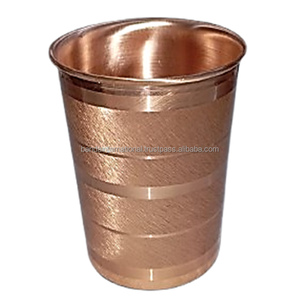 Vaso de Cobre Puro con Acabado Pulido para Beber y Uso en la Cocina, Vaso de Cobre a Prueba de Fugas - Product Image 1
