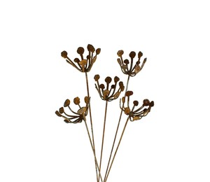 Piquet de jardin décoratif en métal violet motif marguerite, ornement floral vibrant pour pelouse extérieure - Product Image 6