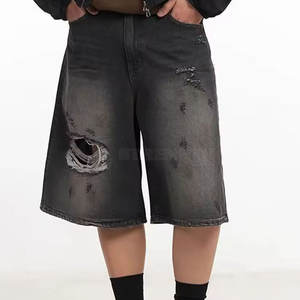 Shorts classiques déchirés pour hommes, vêtements décontractés d'été pour hommes, shorts déchirés - Product Image 5