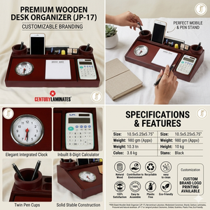 LuxeGrain Personalized Wooden Table <b>Top</b> with Digital Printing for Mother's Day and Christmas - Product Image 3