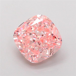 Diamant de laboratoire CVD rose vif fantaisie certifié IGI, taille coussin, VS1, diamant non monté pour la fabrication de bijoux de luxe - Product Image 6