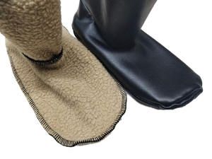 Chaussettes de cheville respirantes en cuir véritable pour hommes et femmes, nouvelle collection hiver, personnalisables, qualité supérieure - Product Image 4