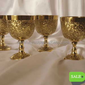 Customisable Metal & <b>Plastic</b> Wine & Cocktail Goblets Copper-Coloured Martini <b>Glasses</b> for All Drinks & for Champagne Red Wine - Product Image 5