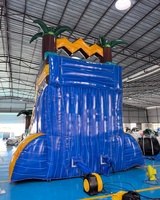 Tobogán Acuático Inflable Comercial de PVC Resistente Personalizado para Niños y Adultos para Exteriores