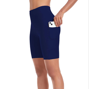Shorts Deportivos de Cintura Alta para Mujer, de Poliéster, para Correr, Yoga, Gimnasio, Personalizados, al por Mayor - Product Image 1