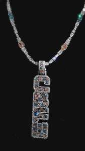 Colgante de Letra Inicial Personalizado, Colgante de Letra Completamente Cubierto de Diamantes, Joyería Hip Hop para Raperos, Colgante de Moissanita, Colgante de Plata 925 - Product Image 5