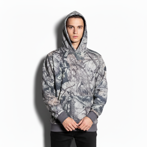 Wholesale Hot Selling DTG Printed Zippup Oversized Autumn Windproof 100% Polyester Hoodie Streetwear Vintage Zip Hoodie - Product Image 4