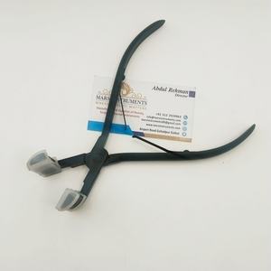 Pinza para Extensiones de Cabello con Cinta Adhesiva, de Acero Inoxidable Negro, Superficie Plana, Herramienta para Sellado de Extensiones de Cabello para Mujeres - Product Image 4