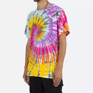 Men's Casual Acid <b>Wash</b> Canvas Vintage T-Shirts High Street Cotton Drop Shoulder with Custom O-neck Cartoon Print Short Sleeves - Product Image 6
