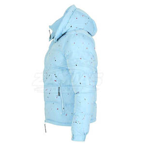 Nouvelles vestes en duvet à col capuche pour hommes, manches longues, fermeture éclair intégrale - Product Image 3