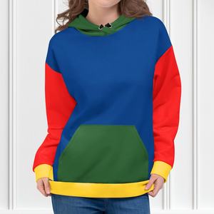 Rainbow Color Block Hoodie, <b>Vintage</b> Hoodie, Colorful <b>Sweater</b>, Gift For Him - Product Image 5