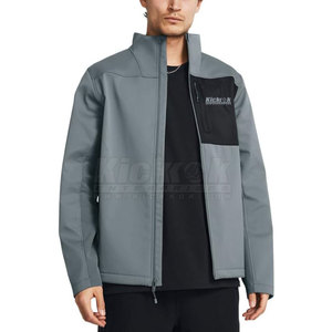 Stylish Men <b>Thin</b> Windbreaker <b>Jacket</b> Stand Collar Front Logo <b>Waterproof</b> Fabric for Casual Wear Travel Daily Activities Winter - Product Image 6