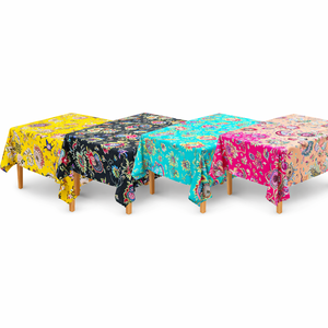 Le Souvenirs Poplin Tissu 100% Biologique Peigné Léger Respirant Absorbant l'humidité Imprimé Multicolore Écologique - Product Image 6