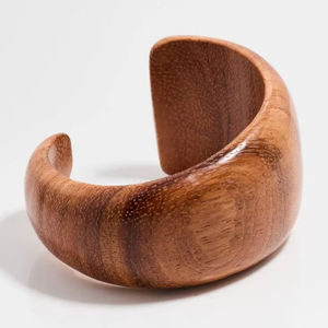 Brazalete y Pulsera de Cobre Natural con Talla Personalizada, Diseño Art Deco, Joyería de Moda, Más Vendida - Product Image 1