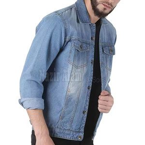 Chaqueta de Invierno Estilo Jeans para Hombre, Informal, de Algodón, Abrigo Cálido y Moderno para Uso en Exteriores - Product Image 3