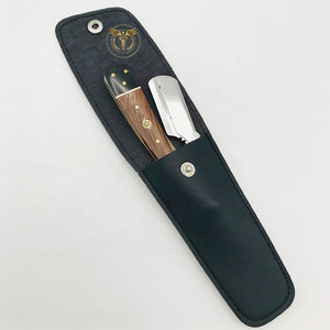 QORVEX INSTRUMENTS Rasoir de Barbier Professionnel à Lame Droite Personnalisable en Acier Inoxydable avec Lame Remplaçable pour Salon de Coiffure - Product Image 4