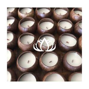 LA MEJOR OPCIÓN 2026 Vela de Cáscara de Coco con Cera de Soja Pura para Relajación y Decoración del Hogar, Fragancia Duradera, Artesanía Premium - Product Image 1