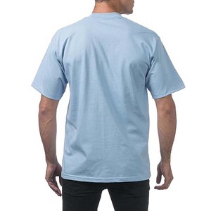 เสื้อยืดพิมพ์โลโก้ตามสั่งสำหรับผู้ชายไซส์ใหญ่พิเศษ ผ้ากำมะหยี่ สำหรับฤดูใบไม้ผลิ มีไซส์ใหญ่และสูง - Product Image 2