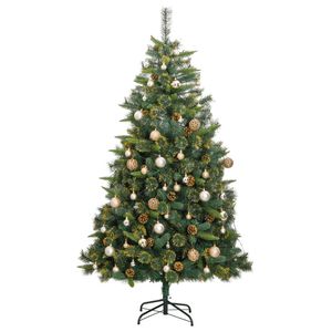 Sapin de Noël Artificiel Articulé avec 300 LED et Ensemble de Boules 240 cm pour une Décoration Festive - Product Image 4