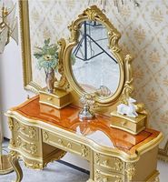 Tocador de pie de lujo clásico de madera de teca maciza, tallado a mano, estilo moderno de mediados de siglo, ecológico y duradero, para dormitorio u hotel