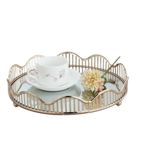 Decorative Vanity Tray Perfect For <b>Dressing</b> <b>Table</b> And Bathroom Countertop Organizer Home Decor <b>Storage</b> Jewelry Tray - Product Image 2