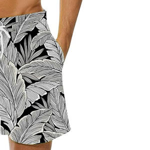 Pantalones Cortos de Playa Casuales con Estampado Serigrafiado, Cintura Elástica, Logotipo Personalizado, MOQ Bajo, Antibacterianos, Elásticos y Transpirables, Último Modelo - Product Image 2