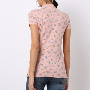 REBA SPORTS IMPEX Camiseta de Manga Corta para Mujer, Color Morado, Tejido de Punto, Transpirable, de Secado Rápido, Poliéster, Ropa Casual - Product Image 4