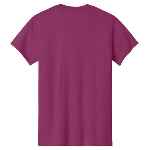 เสื้อยืดถักผ้าฝ้าย 100% สำหรับผู้ชาย ปี 2026 สีเบอร์รี่ พร้อมตัวเลือกขนาดและโลโก้แบรนด์ที่ปรับแต่งได้ - Product Image 1