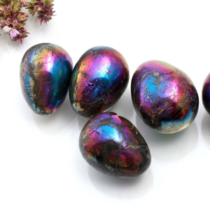 คริสตัลแองเจิลออร่าภาพวาดทันตกรรม Hp ติดตั้งหินจุดเทวดาออร่าโรสควอตซ์ดวงจันทร์ออร่าคริสตัลคลัสเตอร์โคมไฟหิน3จุด - Product Image 1