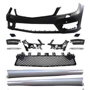 Kit de Carrocería para Tuning de Autos para BENZ Clase C W204 4D 2D 2012-2014, Parachoques Delantero, Faldones Laterales, Parachoques Trasero - Product Image 2