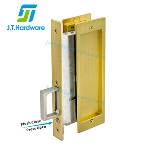 Hình chữ nhật <span class=keywords><strong>Pocket</strong></span> <span class=keywords><strong>Door</strong></span> phần cứng trượt Closet <span class=keywords><strong>Door</strong></span> xử lý Heavy Duty <span class=keywords><strong>Pocket</strong></span> <span class=keywords><strong>Door</strong></span> Edge kéo với Pop out vòng kéo - Product Image 2