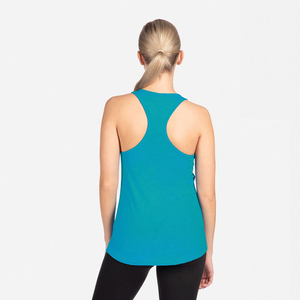 Camiseta sin Mangas con Logotipo Personalizado para Mujer, 100% Algodón Orgánico, Ecológica, de Secado Rápido, Informal, para Gimnasio, Transpirable, Superventas - Product Image 2