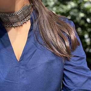 Collier ras de cou Meera Jaipur Tribal Rangoli Fashion - Product Image 1