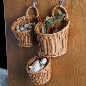 Cesta de Almacenamiento de Bambú de Alta Calidad, Diseño Redondo Multiusos y Ecológico con Asas para Decoración del Hogar - Product Image 2