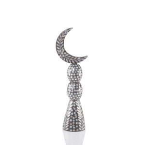 Décoration de table en forme de croissant de lune en nacre arabe, ornement de luxe fait main pour la maison, décoration de l'Aïd, Ramadan Moubarak - Product Image 1