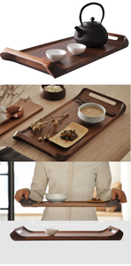 Plateau de service coulissant en bois Art Déco, fait main, élégant, qualité supérieure, pour cuisine et salle à manger, idéal pour le Ramadan, approvisionnement Inde - Product Image 2