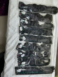 100% Natural Body Wavy 12" Black Virgin Indian Temple <b>Hair</b> <b>Extensions</b> High Quality <b>Braiding</b> <b>Hair</b> Machine Double Weft TRP <b>HAIR</b> - Product Image 5