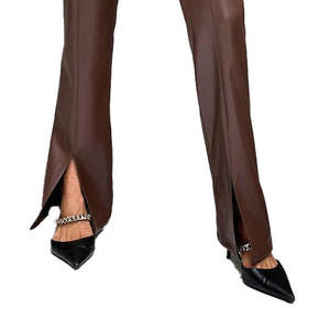 Pantalones de Cuero para Mujer, Ecológicos, Elegantes y a la Moda, Pantalones de Cuero Genuino de Alta Calidad - Product Image 6