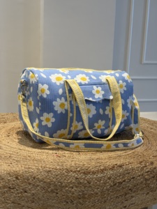 Bolsa de Viaje Deportiva Acolchada de Algodón con Estampado de Logotipo Personalizado, Gran Capacidad, para Fin de Semana - Product Image 3