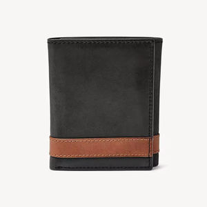 Cartera de Viaje Delgada y Minimalista para Hombre, 100% Cuero Vacuno Genuino, Ranuras para Tarjetas, Bolsillo Extraíble, Color y Logotipo Personalizables, Estilo Deportivo - Product Image 5