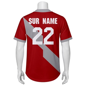 Wida Sports 2026 New Custom Baseball Jersey Unisex Sublimated Print Eco-Friendly Quick Dry Short Sleeve Adult Team - Product Image 3