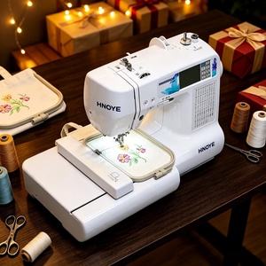 Máquina de Coser y Bordar Digital Estilo Brother con Importación USB, Diseños Personalizados, Gran Área de Bordado - Product Image 5