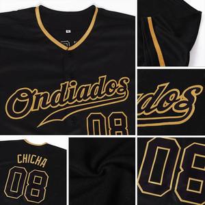 Camiseta Deportiva de Béisbol de Manga Corta, 100% Poliéster, Personalizable, Transpirable, con Logotipo Impreso por Sublimación y Nombre del Equipo - Product Image 2